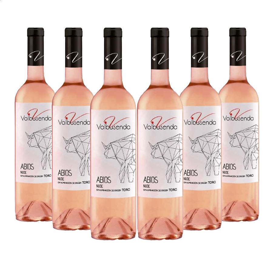Bodegas Valbusenda - Abios Nude vino rosado 2021 D.O. Toro 75cl, 6uds