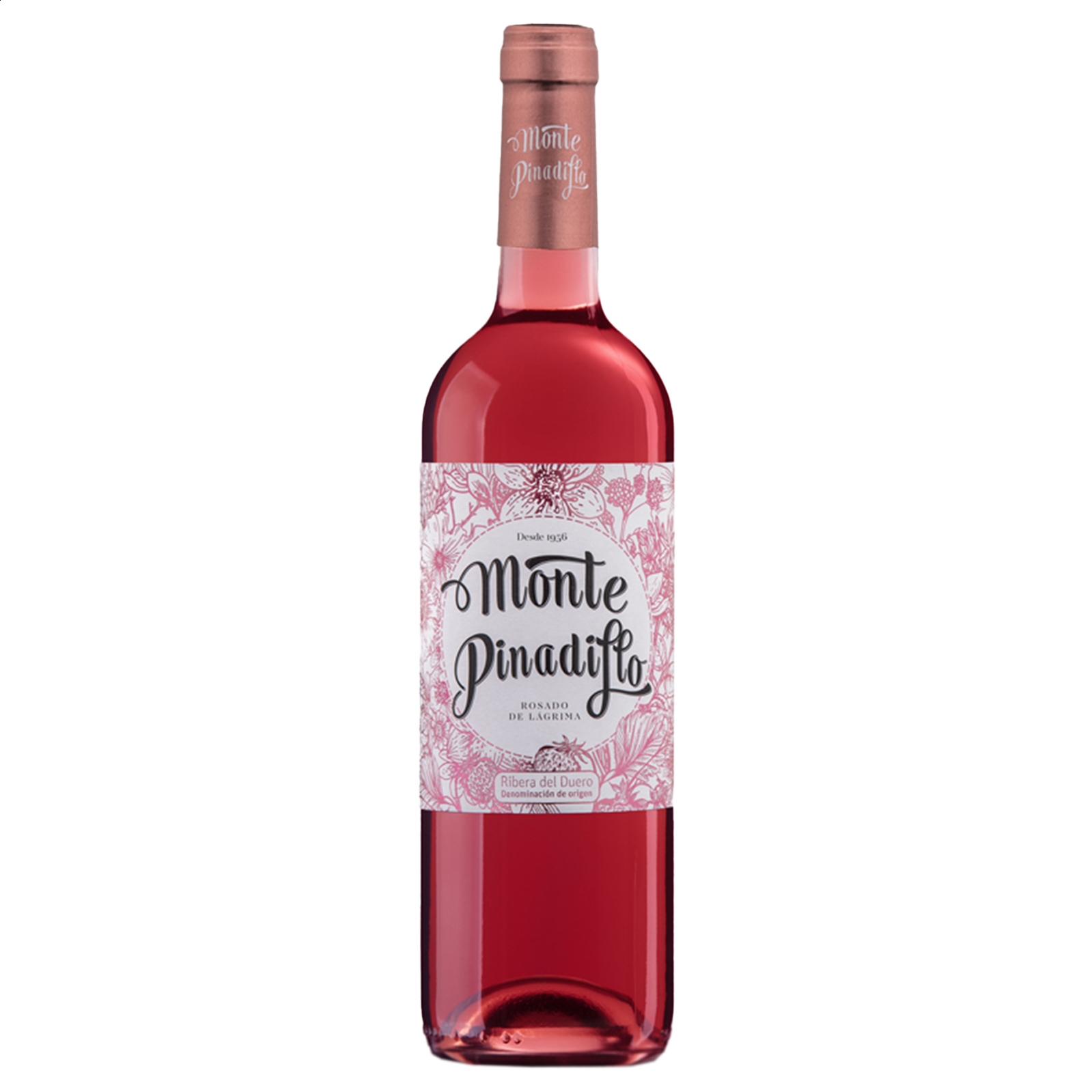 Bodega San Roque - Monte Pinadillo vino rosado de lágrima D.O. Ribera de Duero 75cl, 6uds