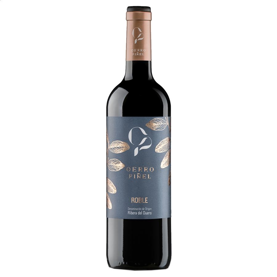 Bodega San Roque - Cerro Piñel vino tinto roble D.O. Ribera de Duero 75cl, 6uds