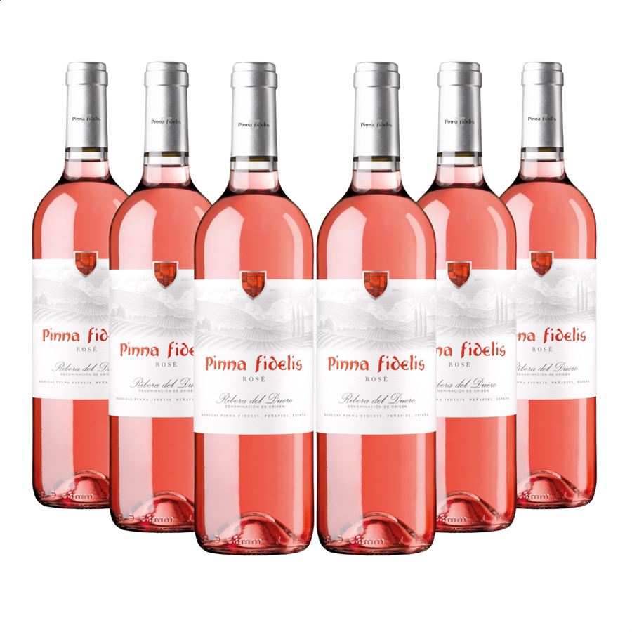 Pinna Fidelis - Rosé vino rosado D.O. Ribera del Duero 75cl, 6uds
