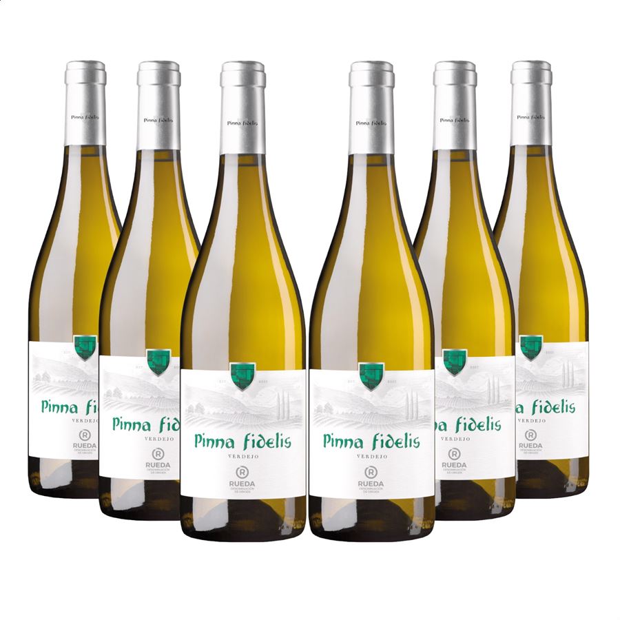 Pinna Fidelis - Vino blanco Verdejo D.O. Ribera del Duero 75cl, 6uds