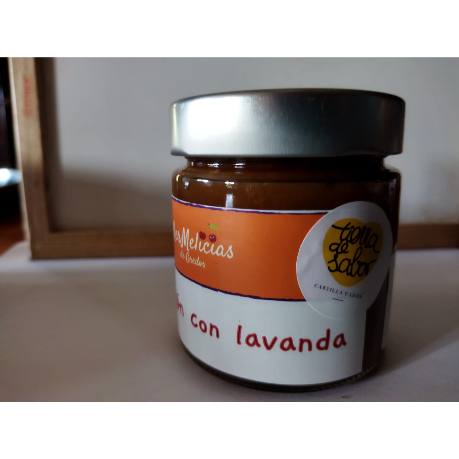 Mermelicias - Mermelada de melocotón con lavanda 220g, 3uds