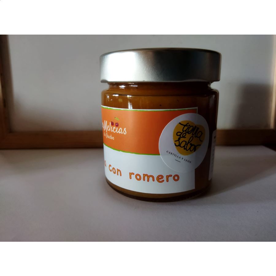 Mermelicias - Mermelada de mandarina con romero 250g, 3uds