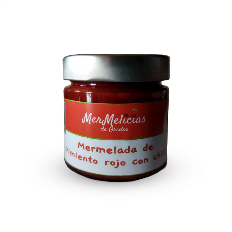 Mermelicias - Mermelada de pimentón rojo con chili 250g, 3uds