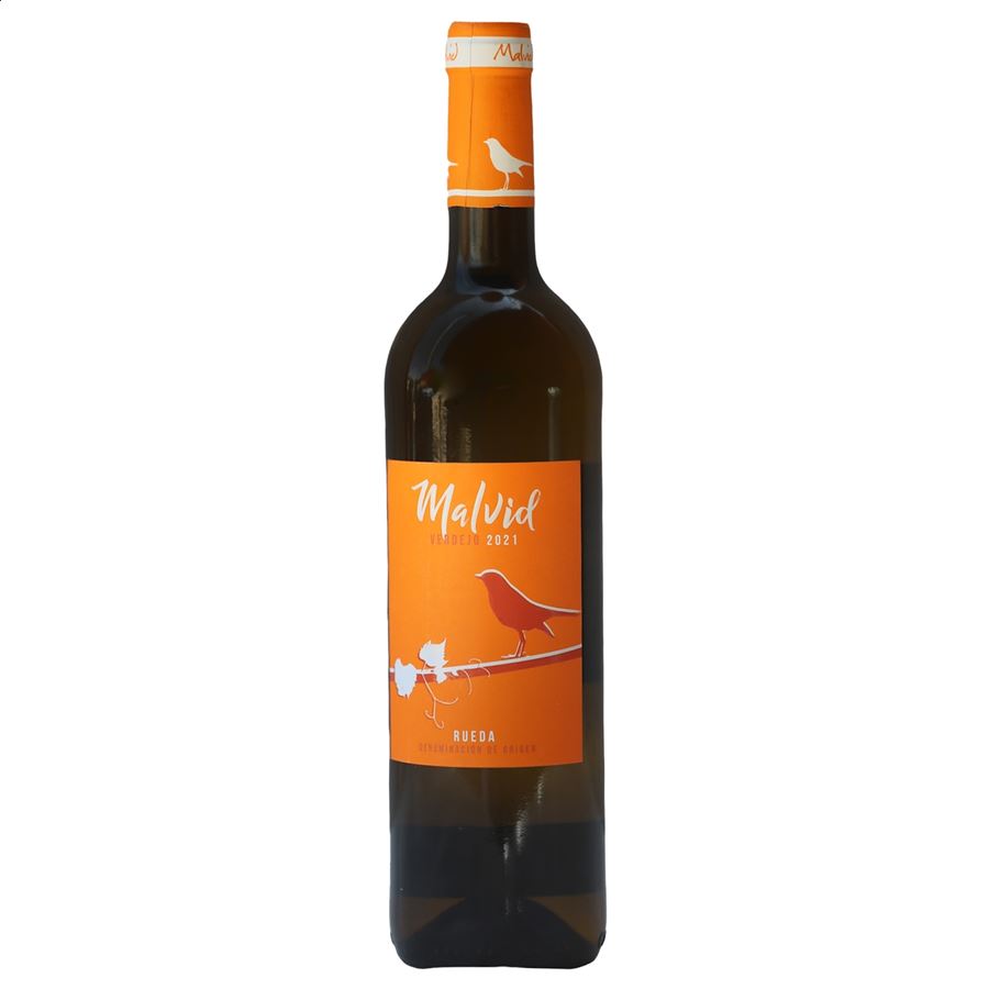 Malvid - Lote de vino blanco Verdejo joven y selección D.O. Rueda 75cl, 2uds