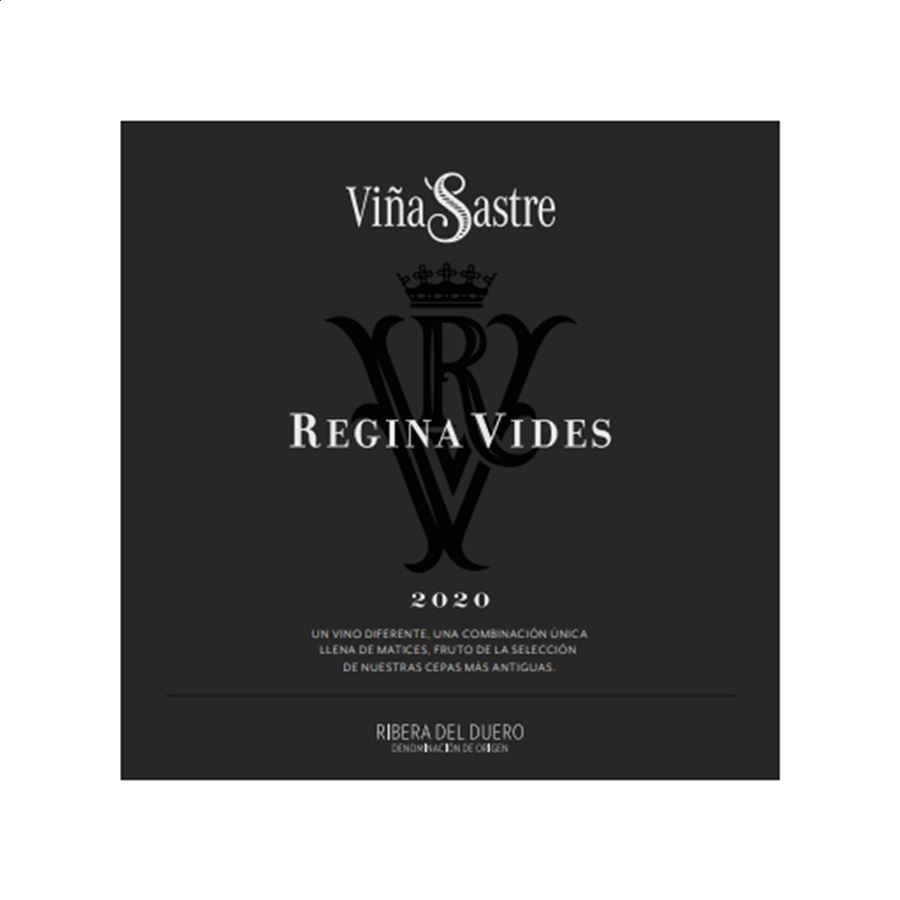 Viña Sastre Regina Vides 2020 - Vino tinto D.O. Ribera del Duero 75cl, 6uds
