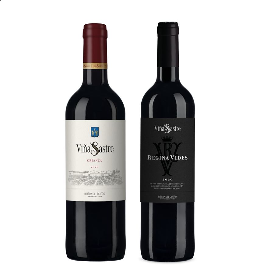 Viña Sastre - Lote Día del Padre de vino tinto Crianza y Regina Vides 2020 D.O. Ribera del Duero 75cl, 2uds