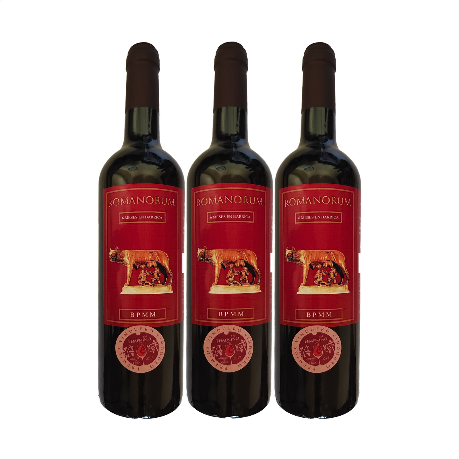 Romanorum - Vino tinto joven roble D.O. Arribes 75cl, 3uds