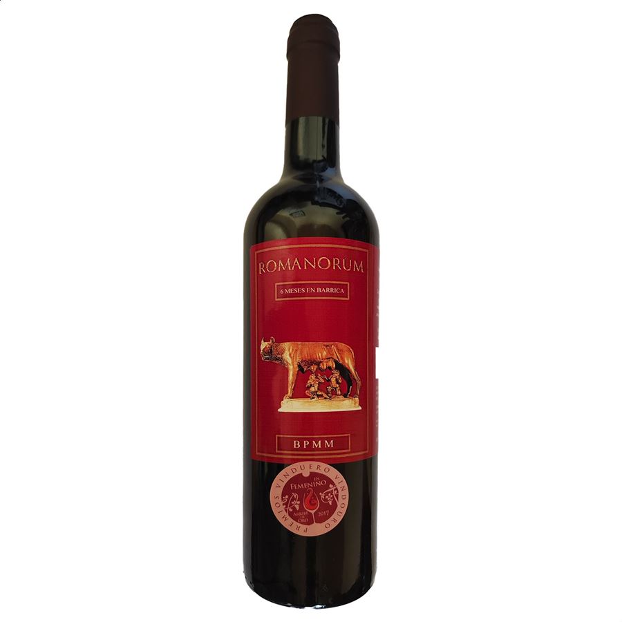 Romanorum - Vino tinto joven roble D.O. Arribes 75cl, 6uds