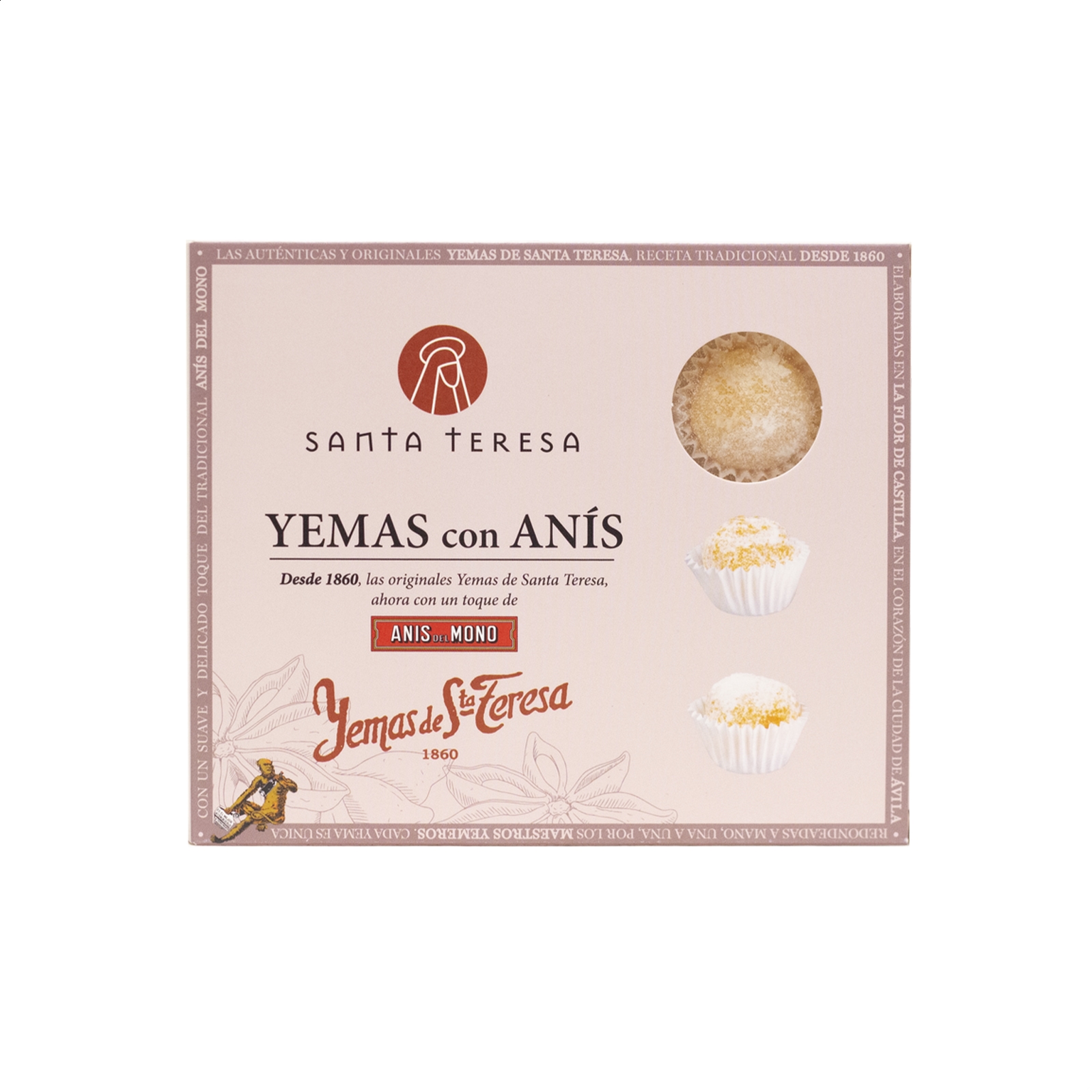 Santa Teresa Gourmet - Yemas con Anís del Mono Santa Teresa, 1ud