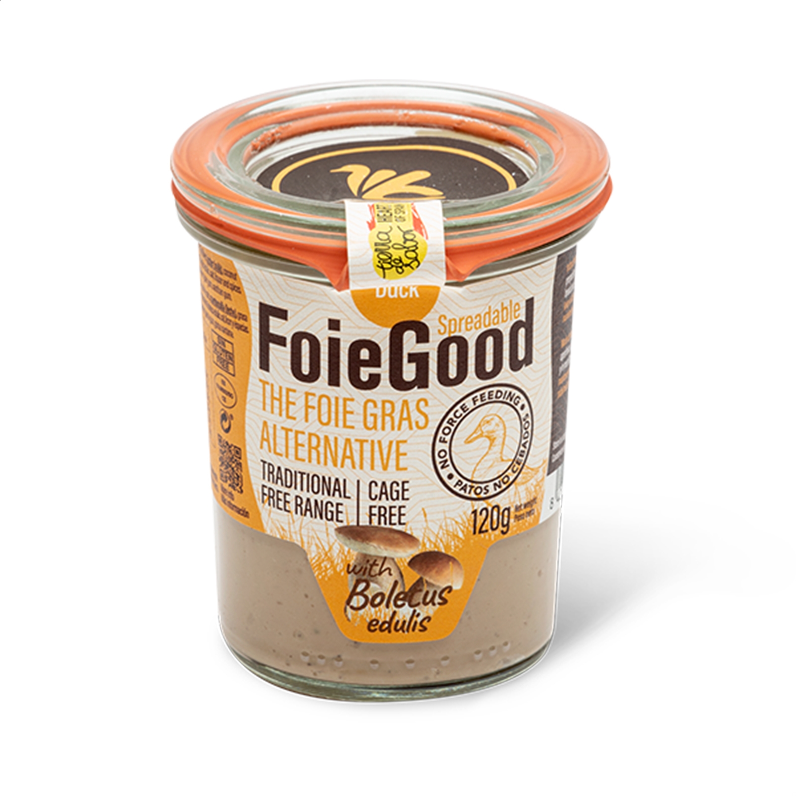 FoieGood - Untable de Pato con Boletus Edulis 120g, 1ud