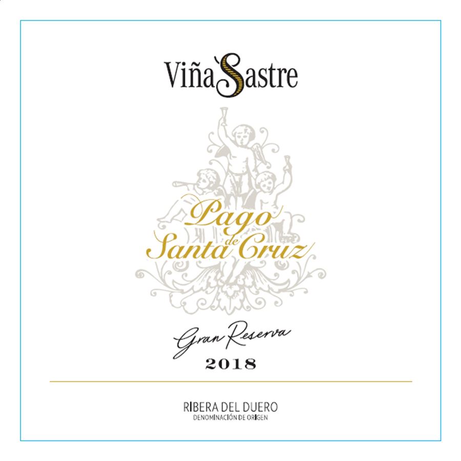 Viña Sastre Pago Santa Cruz 2018 - Vino tinto magnum D.O. Ribera del Duero 150cl, 1ud